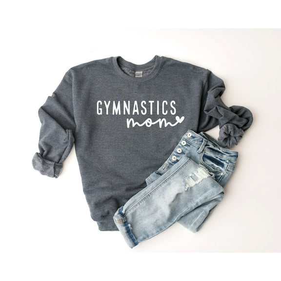 Gymnastics Mom Sweatshirt, Gymnastic Mom Crewneck, Gymnast Mama Shirt, Gymnastics Mama Sweater, Womens Crewneck Sweatshirt TSHIRT All Size S-5XL