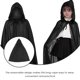 thumbnail image 4 of Capa de bruja de Halloween Accesorio de disfraz de Halloween Manto de muerte ligero, 4 of 8