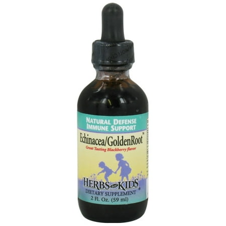 Herbs for Kids Echinacea/Goldenroot- Blackberry Flavored 2 fl oz Liq