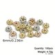 thumbnail image 3 of 200Pcs 6MM Snowflake Rose Gold/Silver Plated CCB Spacer Loose Beads For DIY Bracelet Necklace Jewelry Making Accessories, 3 of 5