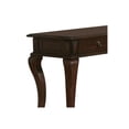 thumbnail image 2 of Benzara Transitional Style Wood and Metal Sofa Table with Drawers, Brown, 2 of 2