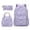Purple#036, variant on Purple Star Laptop Backpack Set for Women, 3 Piece School Bag Bundle with Lunch Box Pencil Case, 15.6 Inch Computer Compartment, Large Capacity Water Resistant Nylon Daypack for College Travel Work