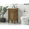 thumbnail image 2 of 18 inch single bathroom vanity in driftwood, 2 of 8