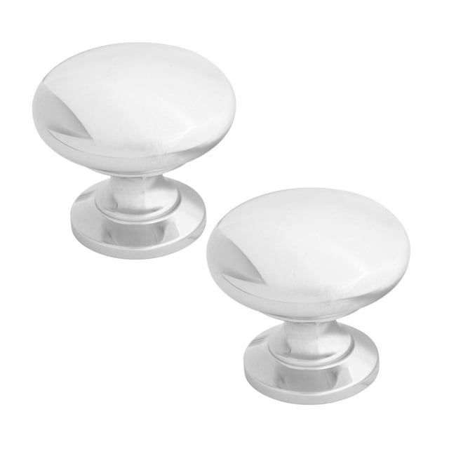 Era Simple Knob 2-Pack Chrome