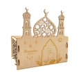 thumbnail image 1 of Adornos de madera Eid Luna estrellas decorativas decoración de jardín al aire libre, 1 of 5