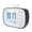 Black, variant on LED Display Alarm Clock With 2 Weekends and Light Sensors for Bedsides