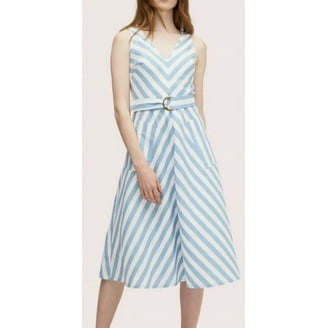 grand flora poplin midi dress Cotton Poplin Square Neck Midi Dress