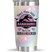 Gifts For Mom From Daughter, Son, Grandma, Mother In Law, Step Mom, Bonus Mom, Birthday, Christmas, Mothers Day Gifts, Mom To Be, New Mom Gifts, Mamasaurus 20 Oz Stainless Steel Tumbler