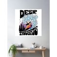thumbnail image 2 of Deep Thoughts Poster Wall Art, Modern Wall Decor, 24x24 UNFRAMED, 2 of 3