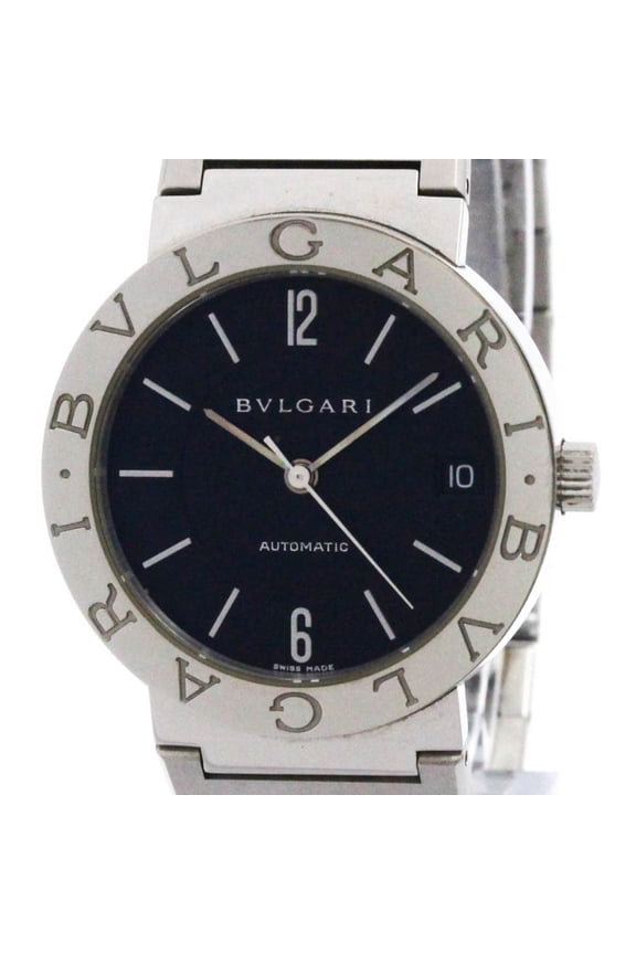 Pre-Owned BVLGARI BVLGARI-BVLGARI Steel Automatic Mens Watch BB33SS AUTO Polished