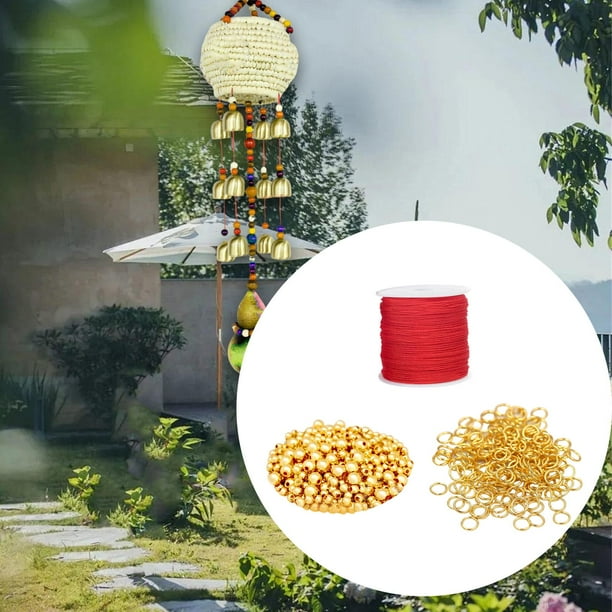 Cuentas espaciadoras de oro Yinane Cuentas de bolas de 6 mm Manualidades DIY para collares pulseras