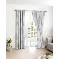 thumbnail image 3 of White Conch Coastal Blackout Curtains for Bedroom/Living Room, Thermal Insulated Kitchen Curtains, Nautical Summer Beach Ocean Sea Grommet Darkening Window Treatment Drapes 42"x84"x2, 3 of 8