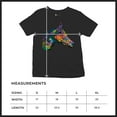 thumbnail image 5 of Tee Hunt Dean Russo Colorful Horse Youth T-Shirt Neon Mosaic Wild Mustang Kids, 5 of 5