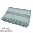 thumbnail image 5 of Morrocan Floor Pillow Lounger Cover, Modern Design Eastern Style Forms Ivy Frame Like in 2 Different Colors, Nap Mat Printed Fabric Case for 5 Pillows, 88" x 27", Pale Turquoise, by Ambesonne, 5 of 5