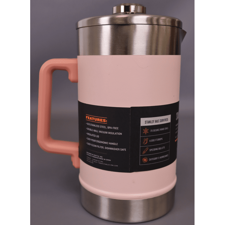Stanley Classic Stay-Hot French Press, Stainless Steel Coffee