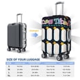 thumbnail image 5 of Bingfone Space Math Times Tables Luggage Cover Washable Suitcase Cover Protector Anti-scratch Suitcase cover Fits 18-32 Inch Luggage (No luggage included), 5 of 8