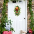 thumbnail image 5 of Battery Powered LED Wreath for Holiday Door with Festive Lights Ideal Stairs Fireplaces and Entrance Passages, 5 of 5
