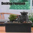 thumbnail image 4 of Naiovety Fuentes decorativas para interiores, fuentes de agua con luz LED, artesanía creativa, escritorio, decoración del hogar, figuritas Tratamientos de ventanas, 4 of 6