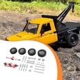 thumbnail image 5 of RC Car Tires Upgrade Kit Metal Parts Off Road Replacement for MN82 MN82S LC79 1:12 Remote Control Models, 5 of 8
