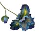 thumbnail image 1 of Ramo de iris artificial de 45 cm con tacto real y capullo para centro de mesa o arreglo floral de boda., 1 of 8