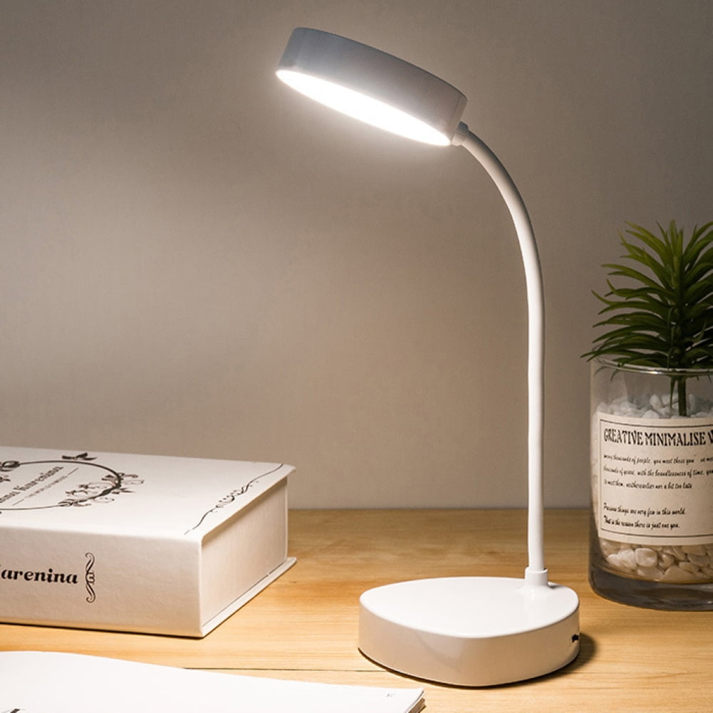 4XUSB Rechargeable Touch Sensor Cordless LED Light Desk Table Read Lamp-White OY 