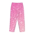 thumbnail image 5 of Kll Womens Breast Cancer Pink Ribbons Awareness Print Pajama Pants Soft Pajama Bottoms For Women Cozy Lounge Pants, 5 of 9