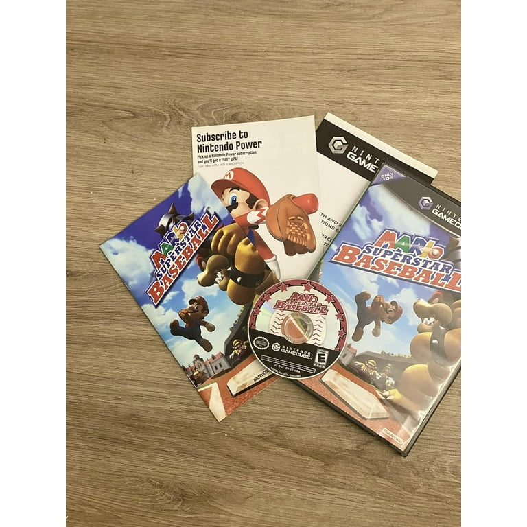 Nintendo GameCube Mario Superstar Baseball Game Walmart