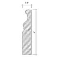 thumbnail image 2 of Apollo Tile  10 pack 4-in W x 12-in L Marble Polished Baseboard Tile Trim (3.33 Sq ft/case), 2 of 2