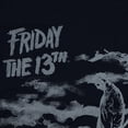 thumbnail image 4 of Friday The 13th T-Shirt Men's Camp Crystal Lake Eerie Scene Graphic Tee, 4 of 5