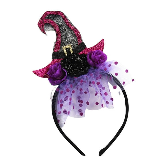 Diadema de Halloween, de , Decoración Elástica, Diadema de Encaje, Diadema para Carnaval, Disfraces, Fiesta de Disfraces, Accesorios Fotog Estilo C