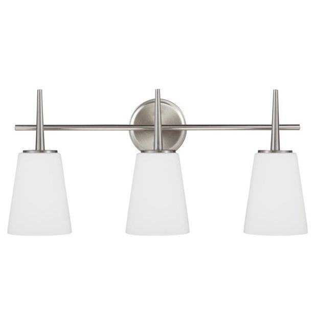 Sea Gull Lighting 4440403 Driscoll 3 Light 24 1 2 Wide Bathroom Vanity Light Walmart Com Walmart Com