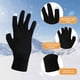 thumbnail image 4 of Gorro de punto de invierno, conjunto de bufanda cálida y guantes para pantalla táctil, 3 gorros con forro de lana para hombres y mujeres, 4 of 7