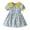 Blue Girls Clothes, variant on The Big Save of The Day kttectoa Button-Up Cute Dresses Formal Vestido Sundress Dresses Doll-Collar Plaid Graphic Short Sleeve Dress for Girls Loose Flowy Dresses for Shopping 1-8Y