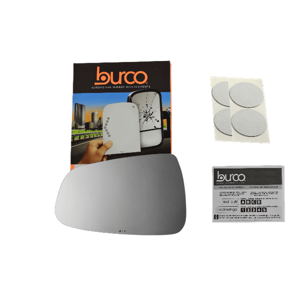 Fits 12-20 Tesla S Left Driver Replacement Mirror Glass Lens Only