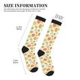 thumbnail image 5 of Bixox Colorful Lemons Print Compression Socks,Compression Socks Women & Men Circulation for Medical,Running,Athletic, 5 of 7