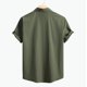 thumbnail image 4 of pstuiky Mangas cortas para hombre, Camisa tipo blusa de manga larga con cuello vuelto y solapa con estampado de cremallera para hombre camisetas de hombre l, 4 of 8