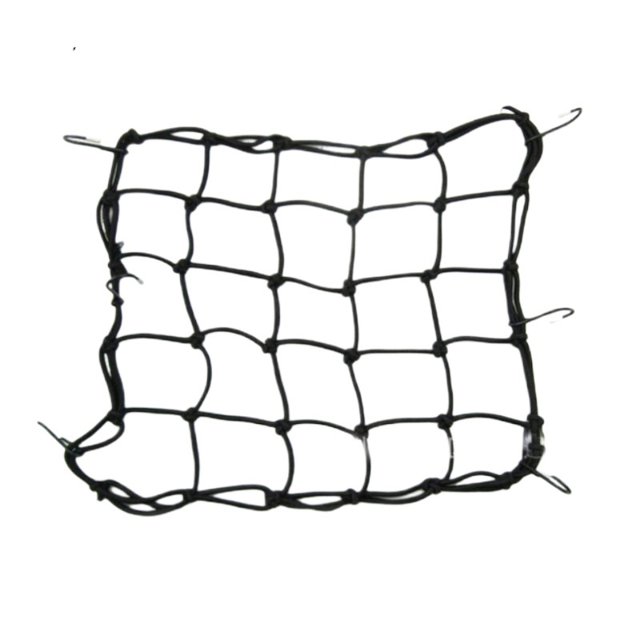 (2 Ensembles) Filet de Bagage Moto 40CM * 40CM, Réservoir de Carburant Fixe à 6 Crochets, Équipement de Conduite Multicolore en Option