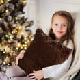 thumbnail image 3 of Teissuly 45x45cm Bedroom Living Room Balcony Cushion Long Plush Case Pillow Fall And Winter Backrest Teissuly WER202312133741, 3 of 3