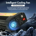 thumbnail image 5 of 3000W Power Inverter, Car Power Inverter 12v DC to 110v AC Converter,12 Volt Invertor Car Cigarette Lighter Adapter Battery Inverter for Vehicles,Pow, 5 of 5