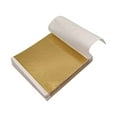 thumbnail image 2 of Herramientas para decoración de uñas, 100 piezas de papel artístico de imitación de hoja de cobre multicolor, papel de aluminio, papel de aluminio para bronceado, decoración DIY, papel dorado, 2 of 2