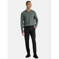 thumbnail image 4 of Athletic Works Men's and Big Men’s Textured Sweatshirt with Zipper Pocket, Sizes S-3XL, 4 of 5