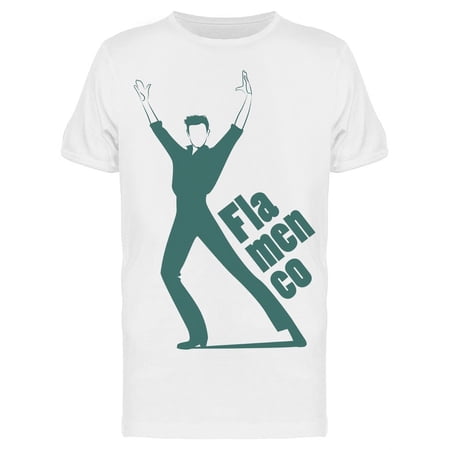 Flamenco Boy Dancer Pose T-Shirt Men -Image by Shutterstock Male 3X-Large