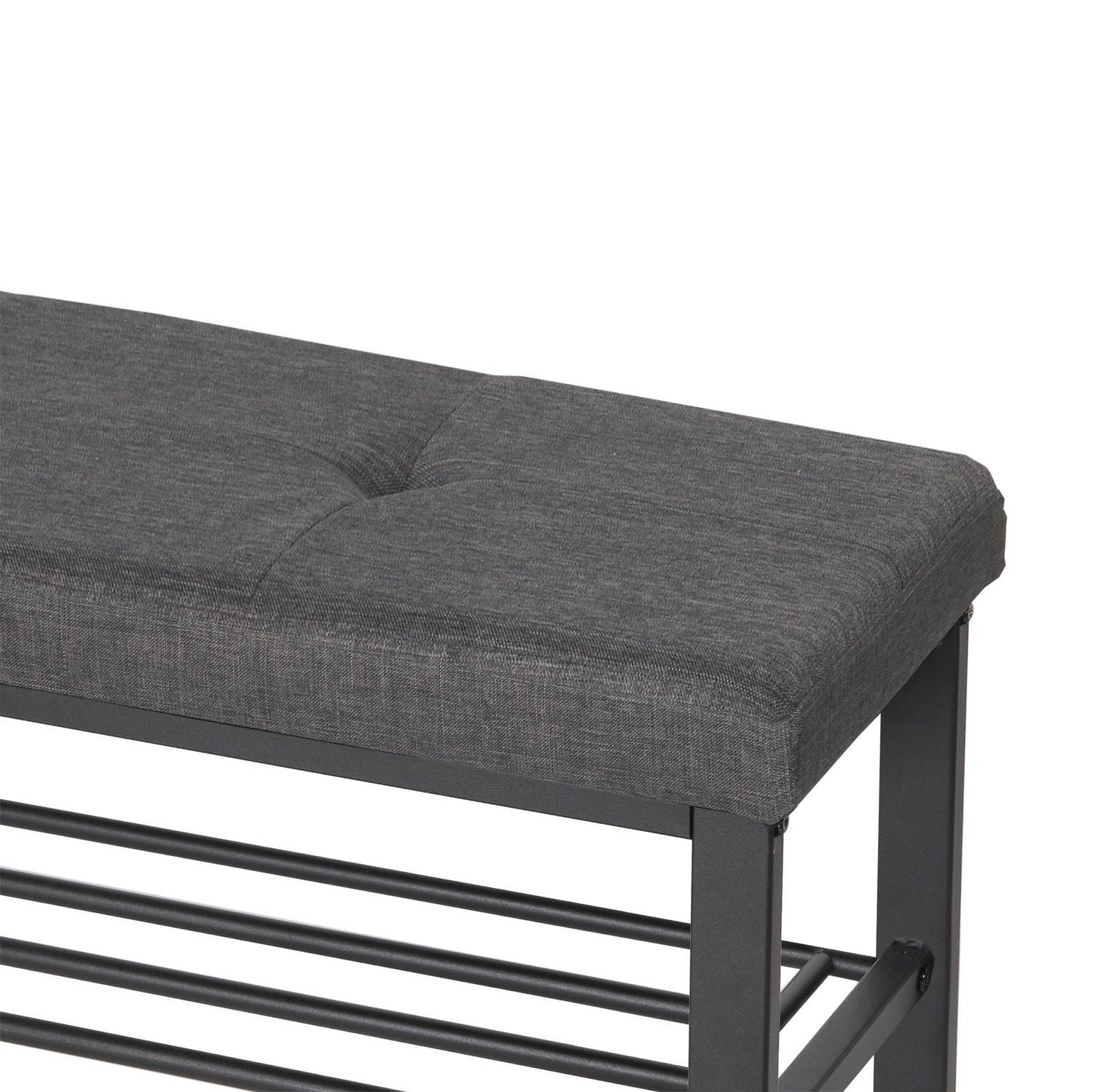 neatfreak! Fabric Upholstered Shoe Storage Bench