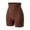 Brown, variant on Women's Slip Shorts Seamless Shaping Boyshorts Panties Tummy Control Shapewear Shorts Under Dress Beige S