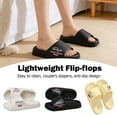 thumbnail image 2 of Mens Lightweight Flip Flops with Textured Non Slip Sole, Breathable Pool Beach Sliders for Daily Wear, Multiple Sizes Available, 2 of 8