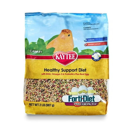 Bird Egg - Forti Diet Egg-Cite Bird Food for Canaries, 2-Pound Bag, Real egg provides high quality protein, essential nutrients and fatty acids By Kaytee