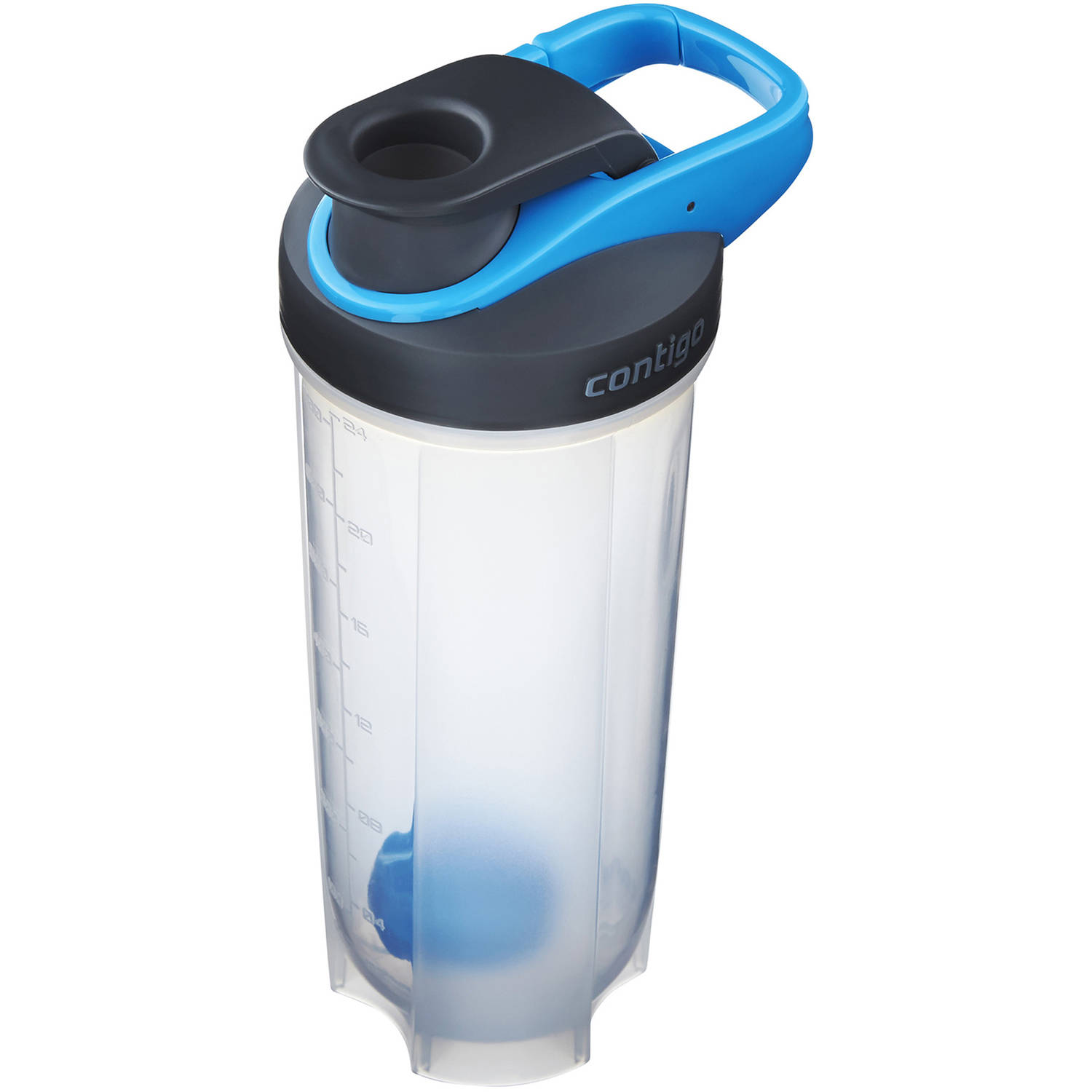 Contigo Shake & Go Fit Shaker Bottle, 28 oz, Athens Blue