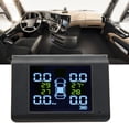 thumbnail image 1 of Sistema inalámbrico de monitoreo de presión de neumáticos TPMS solar ANGGREK Universal con 4 sensores externos para camiones, 1 of 8