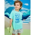 thumbnail image 2 of Garanimals Newborn, Baby & Toddler Boy Cotton French Terry Pull-On Shorts, 3-Pack, Sizes 0-6T, 2 of 9