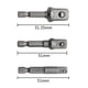 thumbnail image 2 of Adaptador De Manga Adaptador de llave de enchufe eléctrico de broca de destornillador de vástago hexagonal de 3 uds Likrtyny Para estrenar, 2 of 5